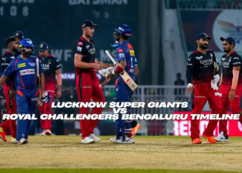 Lucknow Super Giants vs Royal Challengers Bengaluru Timeline