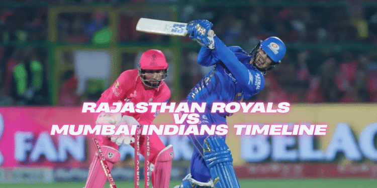 Rajasthan Royals vs Mumbai Indians Timeline