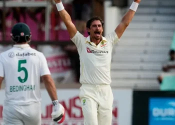 Mitchell Starc Makes History as First Left-Arm Bowler to Claim 450 Test Wickets