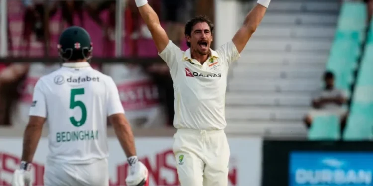 Mitchell Starc Makes History as First Left-Arm Bowler to Claim 450 Test Wickets